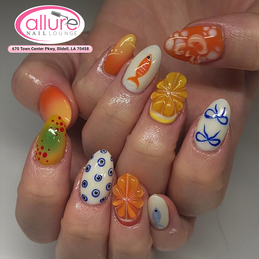 Allure Nail Lounge_Summer nail design